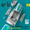 RESKIT RSU32-0192 A-7D Corsair II cockpit (Basic edition with 3D decals) for Trumpeter kit (3D Printed) (1/32)